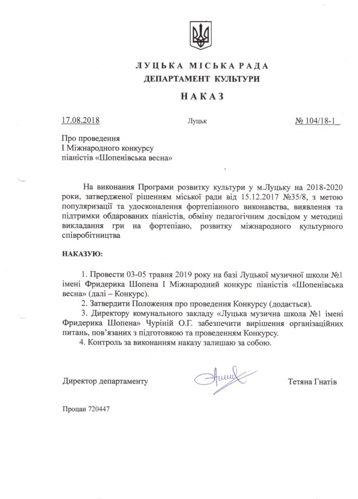 А! Шопенівська весна Матеріали