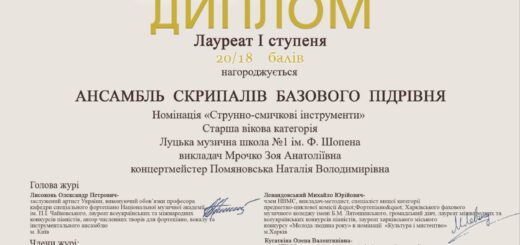Вітаємо переможців ХІІ Всеукраїнського конкурсу «Київський колорит»