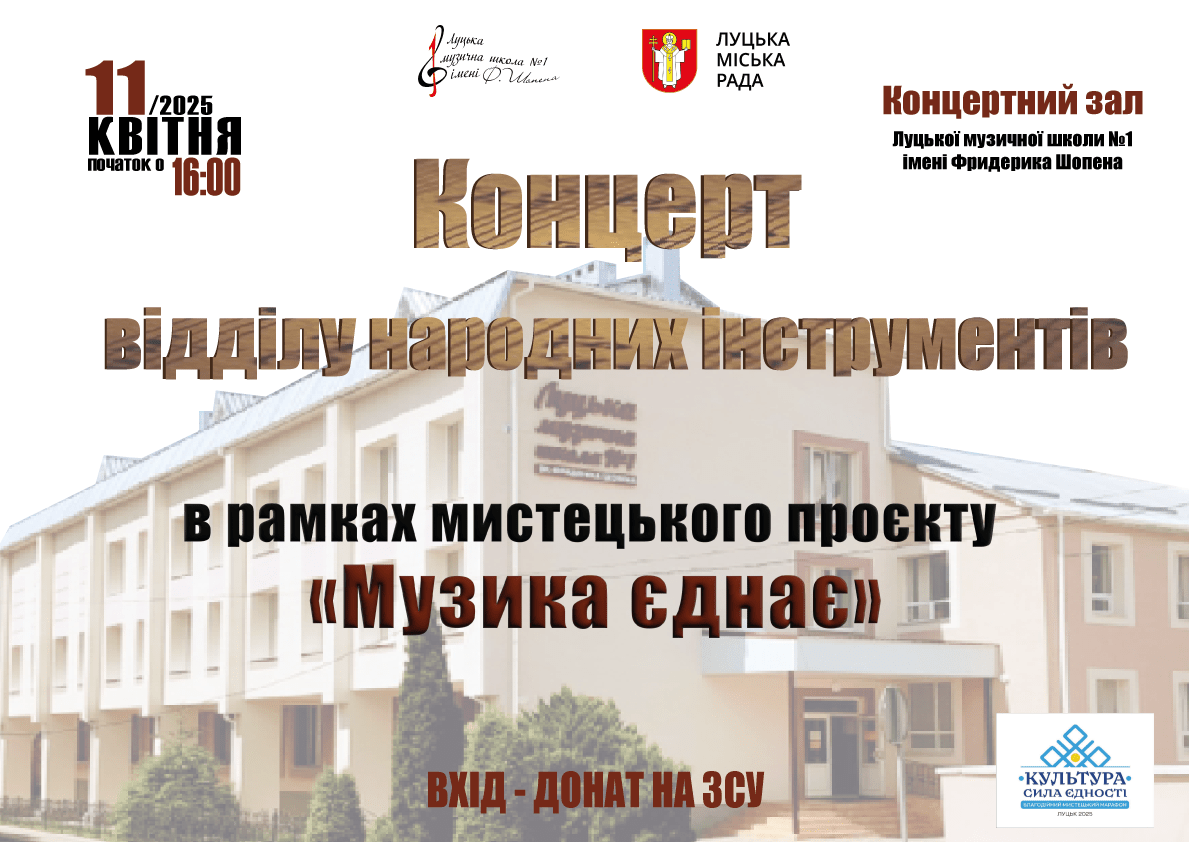 Концерт відділу народних інструментів