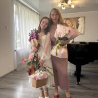 Поліна з викладачем