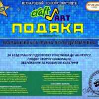 Подяка Малашевська І.В.