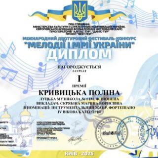 Незабутні перемоги нашої випускниці