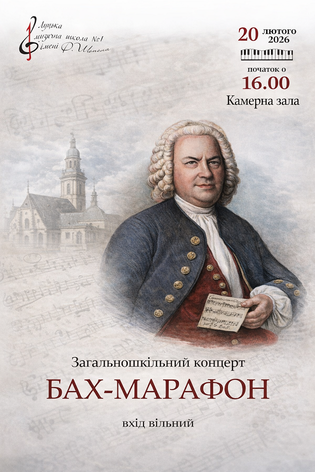 Загальношкільний концерт БАХ-МАРАФОН