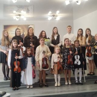 Концерт для батьків учнів класу Алли Грицай