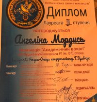 ІІІ Ангеліна мордись
