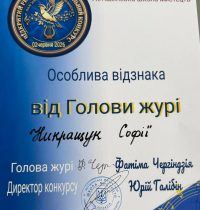 Особлива відзнака С.Никращук